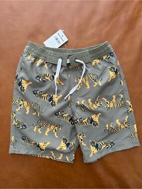 HANNA ANDERSSON Tiger Swim Trunks, 3T - NEW